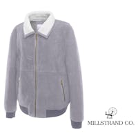 The Millstrand Nebraska Leather Jacket in Gray - Size M