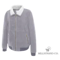 The Millstrand Nebraska Leather Jacket in Gray - Size M