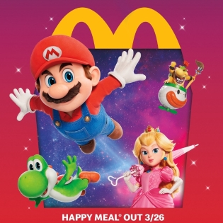 新品上市：McDonald's 快乐儿童餐 马力欧来啦