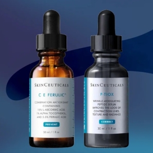 SkinCeuticals修丽可 早C晚P精华套装