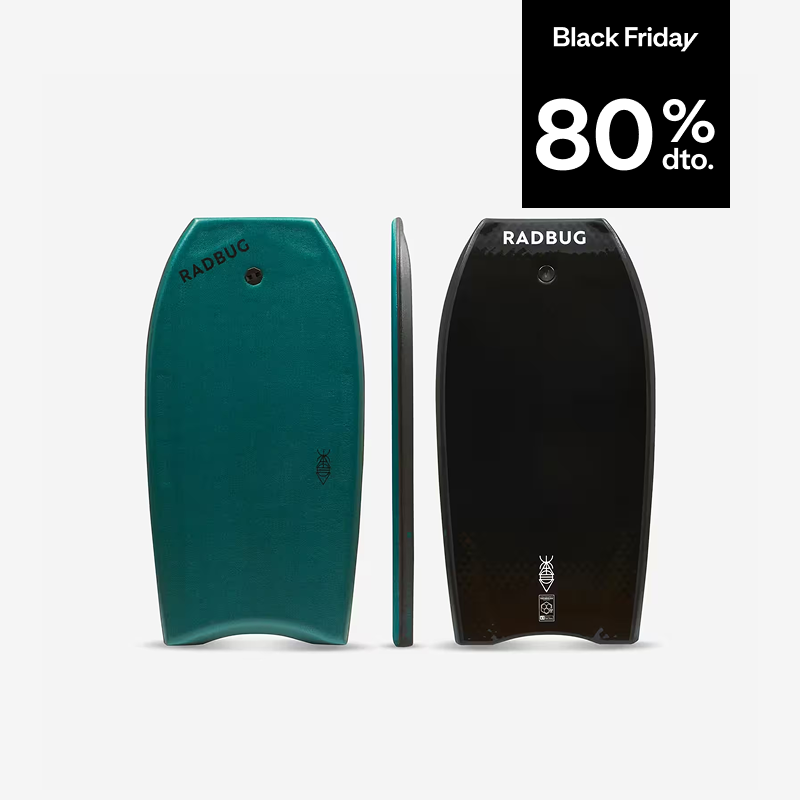 Bodyboard verde negro 900 con 80% de descuento