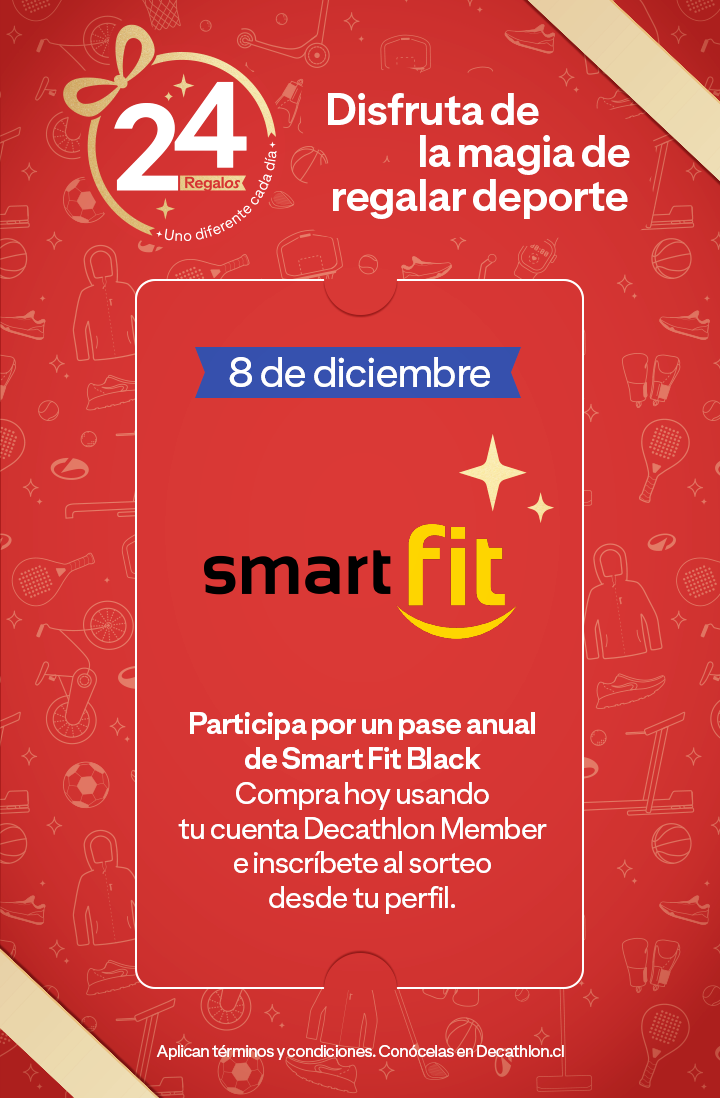 Participa por un pase anual de Smart Fit Black