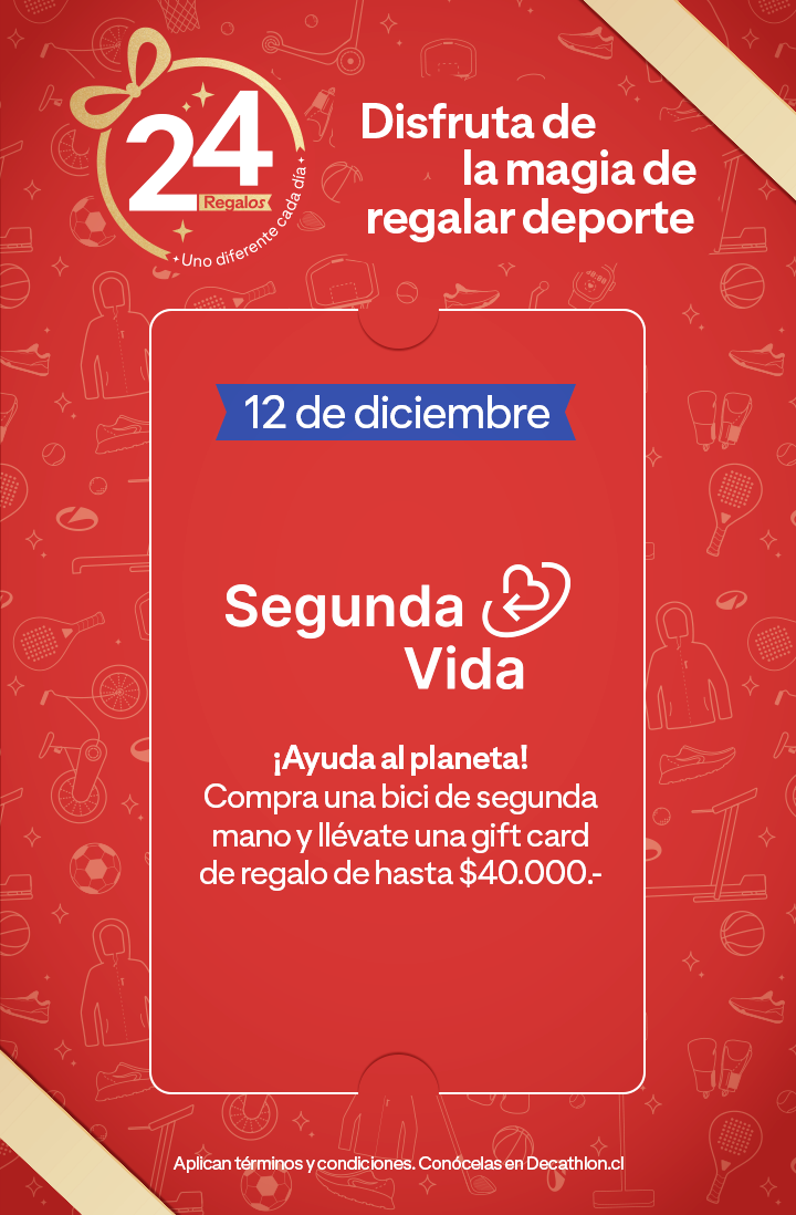 Compra una bici de segunda mano y llévate una Gift Card de regalo de hasta $40.000.