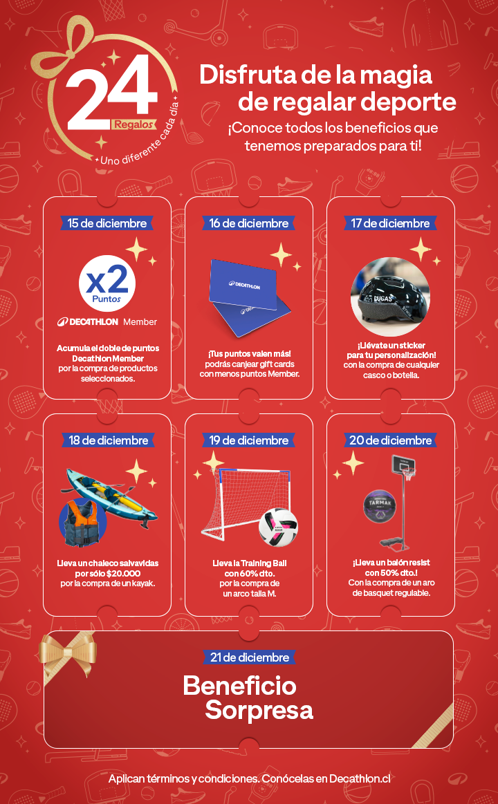 Disfruta de la magia de regalar deporte