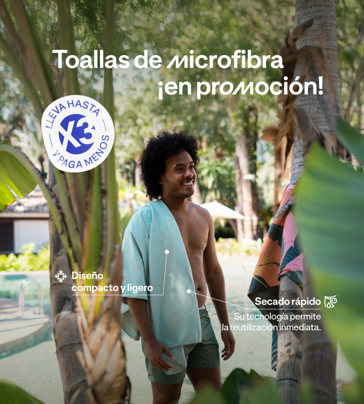 Toallas de microfibra en promoción 