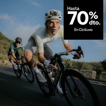 Hasta 70% de dto en ciclismo