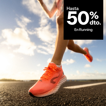 Hasta 50% de dto en running