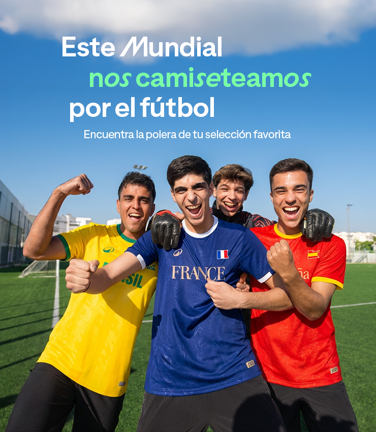 Este mundial nos camiseteamos por el fútbol