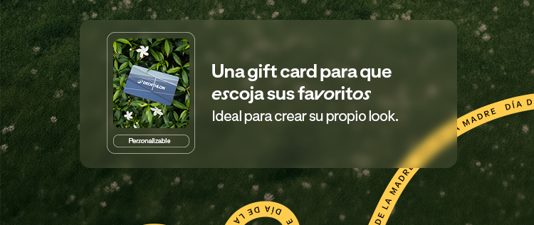 Una gift card para que escoja sus favoritos. 