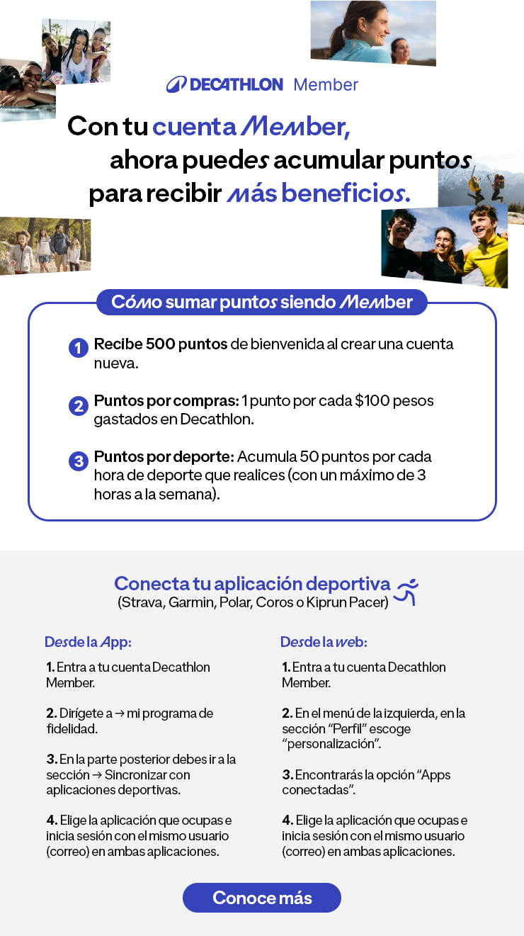 Con tu cuenta Member, ahora puedes acumular puntos para recibir más beneficios.