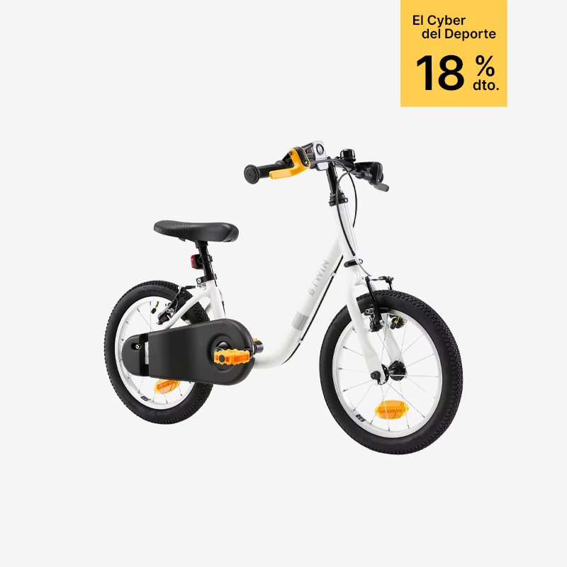 Bicicleta Discover100 cuadro acero 14" de 3 a 5 años con 18% de dto.