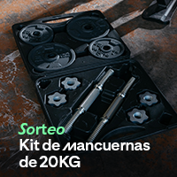 Sorteo kit mancuernas 20kg
