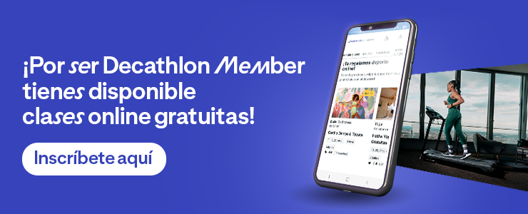 ¡Por ser Decathlon Member tienes disponible clases online gratuitas!