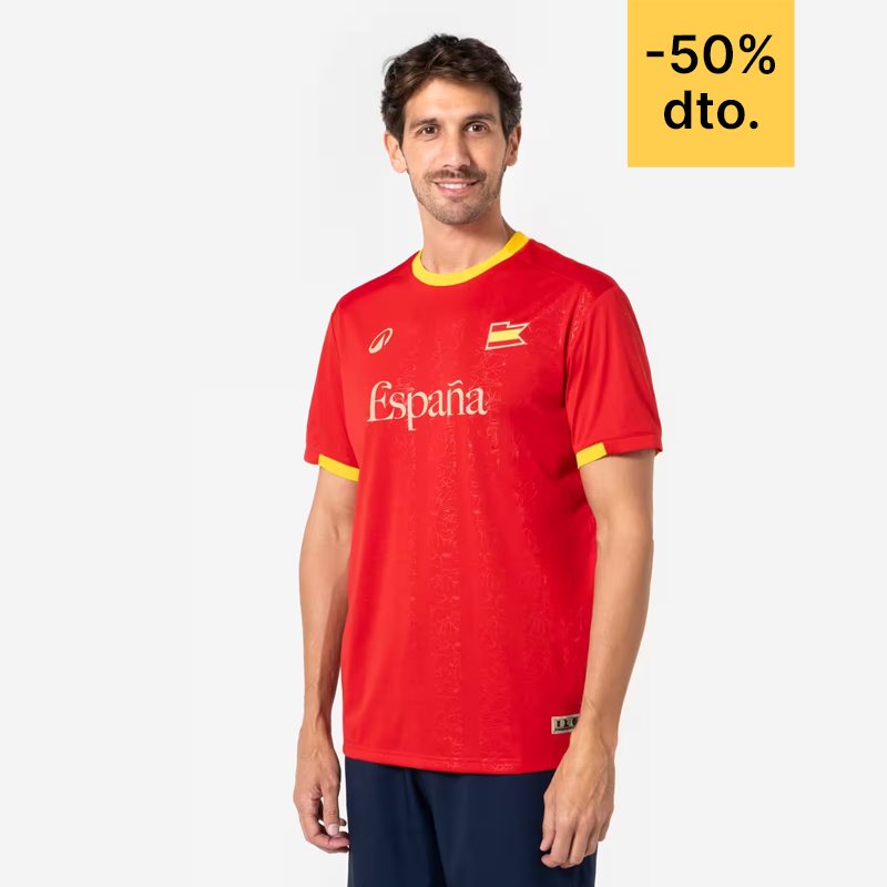 Camiseta de España para adultos 2026 con 50% de dto. 