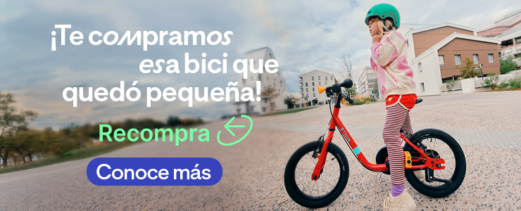 ¡Te compramos esa bici que quedó pequeña!