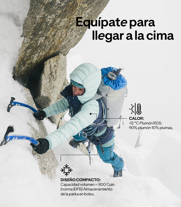 Equípate para llegar a la cima
