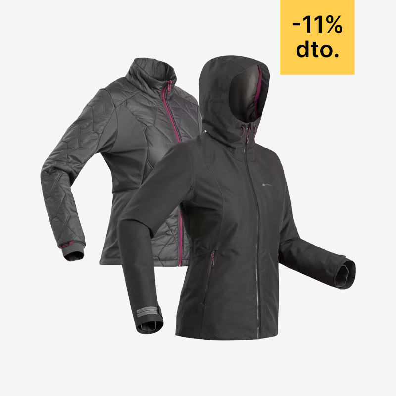 Chaqueta 3 en 1 -8°C mujer con 11% de dto.
