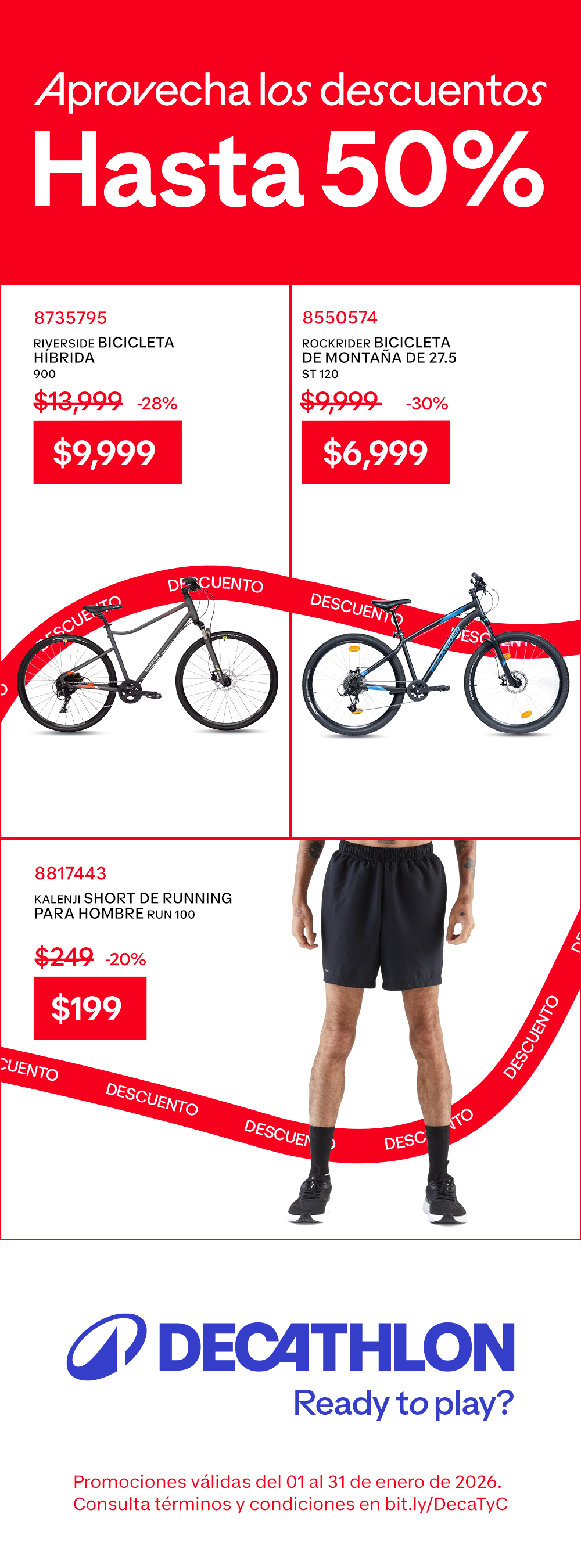 Descuentos hasta 50%