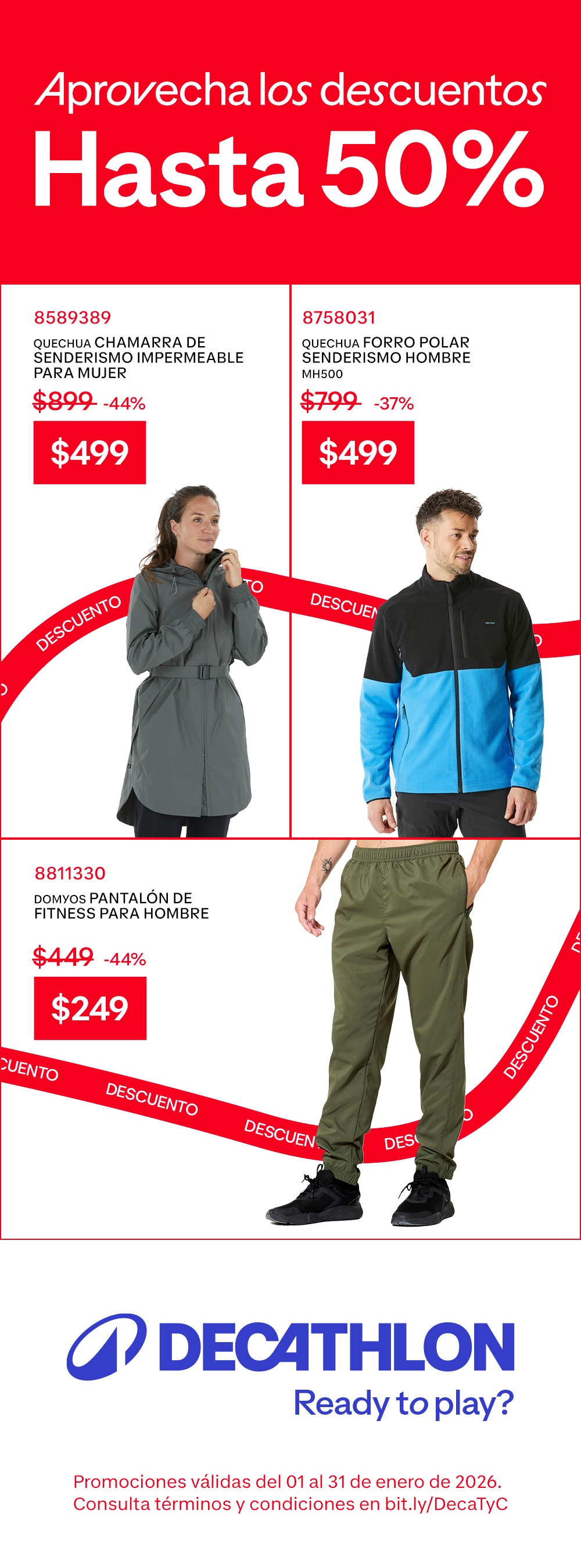 Descuentos hasta 50%