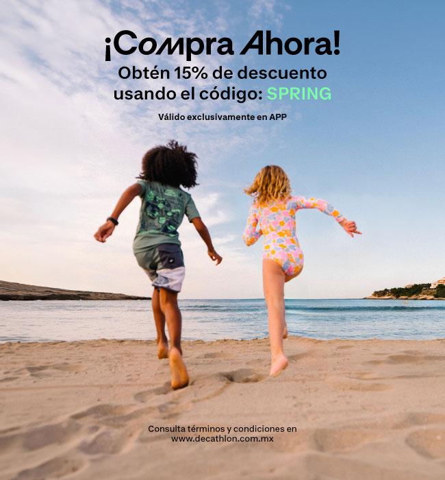 ¡Compra ahora! Obtén 15% de descuento usando el código SPRING