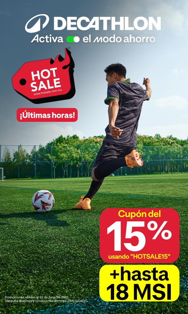 Hot Sale: Cupón del 15% usando "HotSale15"