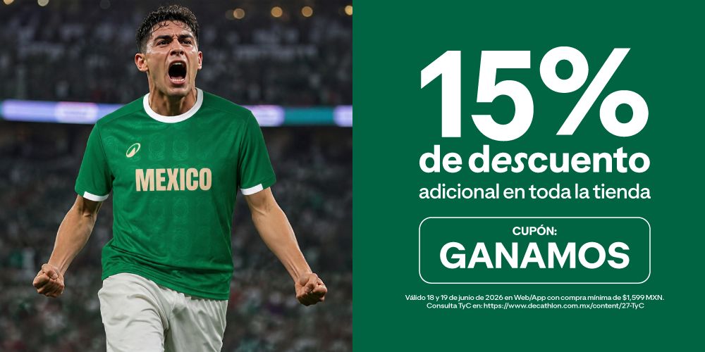 15% de descuento con el cupón GANAMOS
