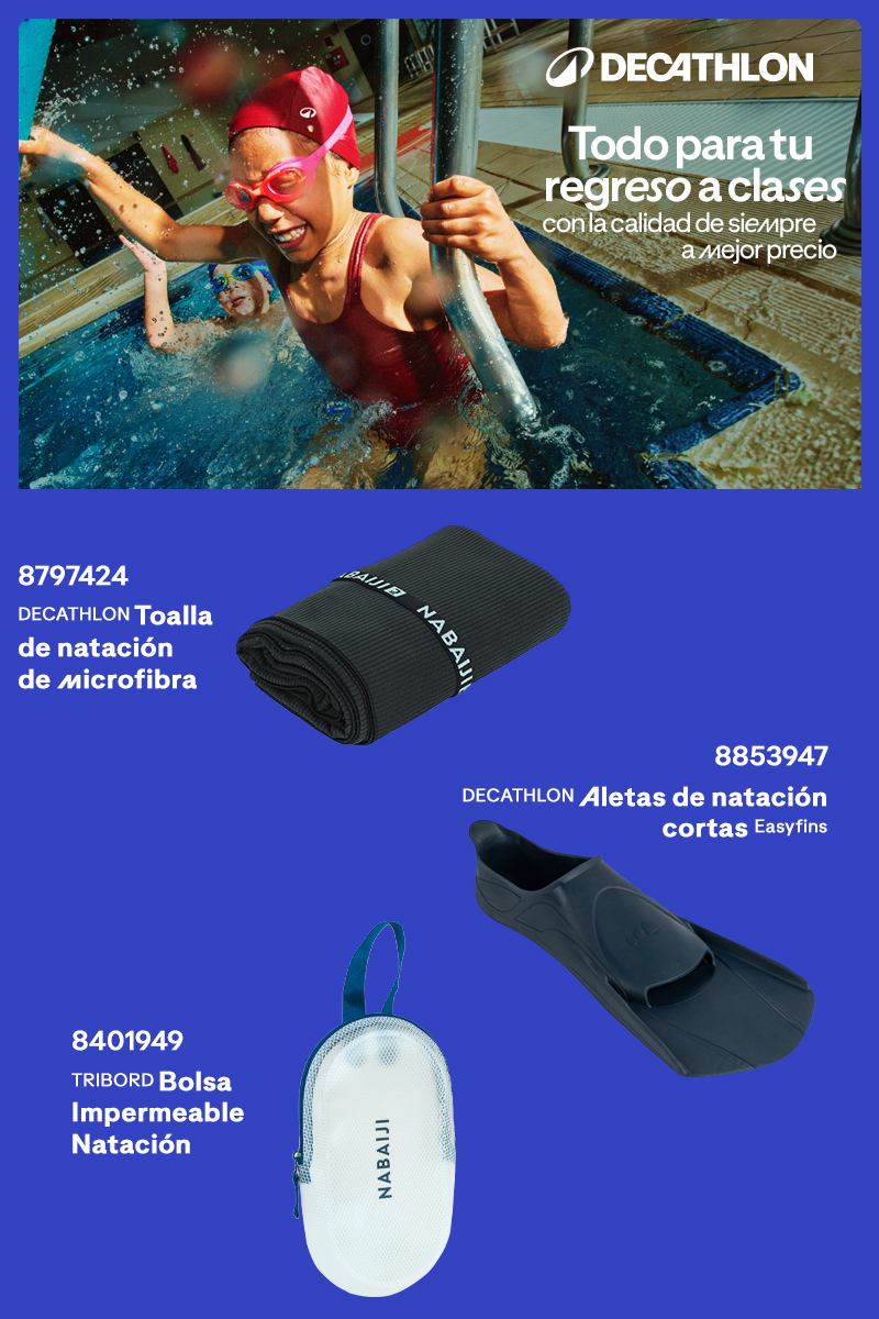 Regresa a clases a Decathlon
