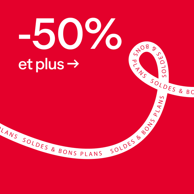 Sélection à -50% et plus