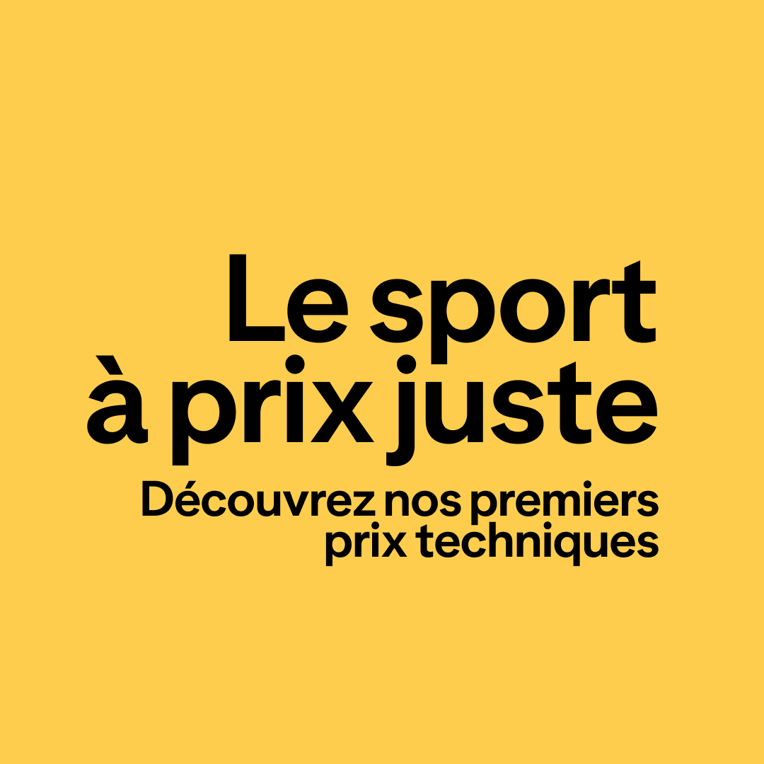 Le sport à prix juste