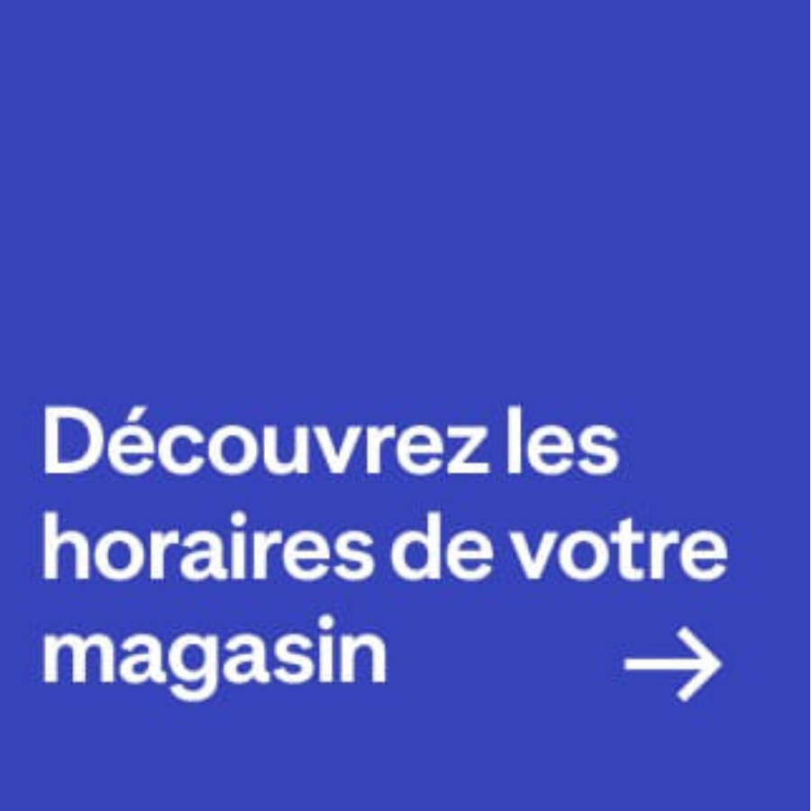Horaires magasin