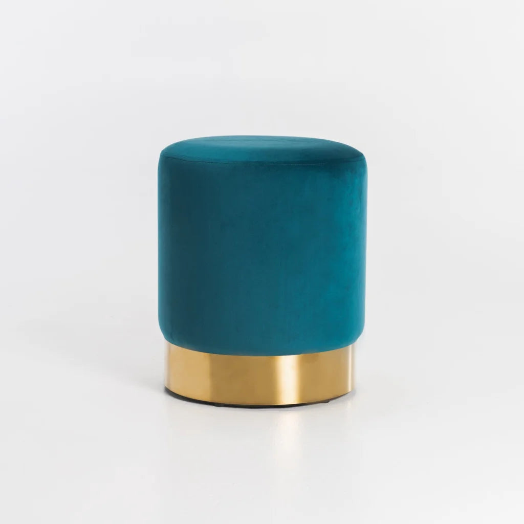 Image of NEPTUNE VELVET OTTOMAN