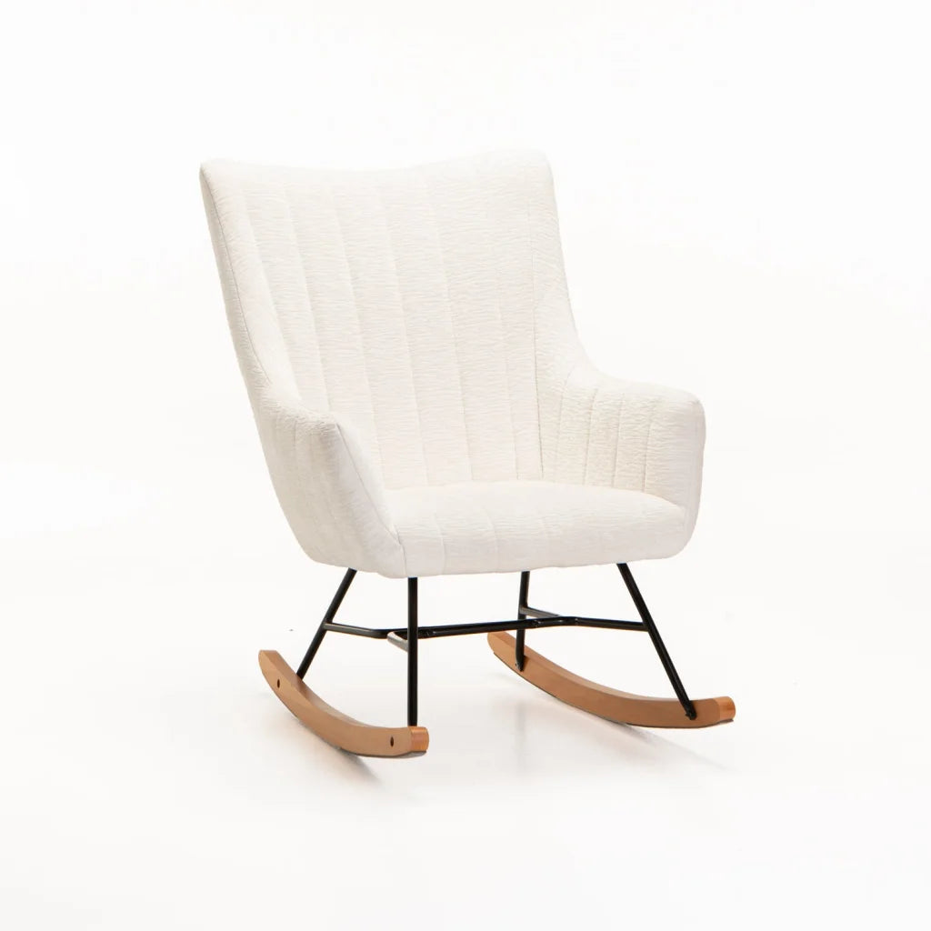 Image of ROSIE VELVET ROCKING CHAIR