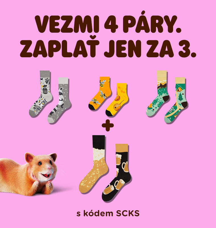  Vezmi 4 páry. Zaplať jen za 3.