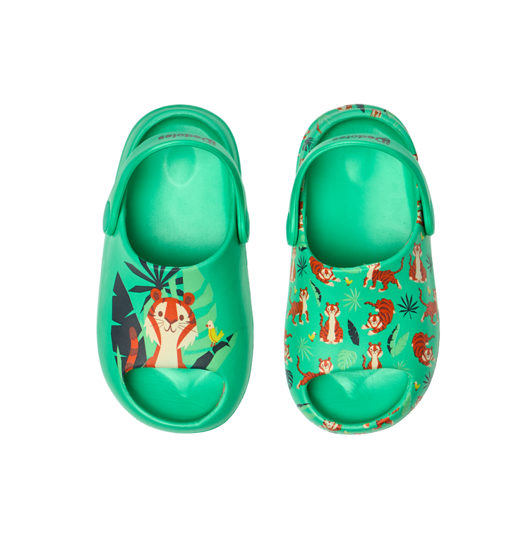 Veselé chunky sandály pro malé děti Tygr v džungli