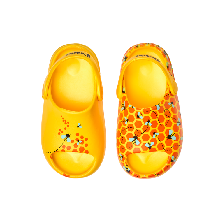 Veselé chunky sandály pro malé děti Včelky