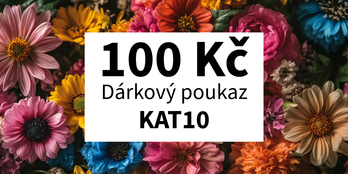 100 Kč dárkový poukaz KAT10