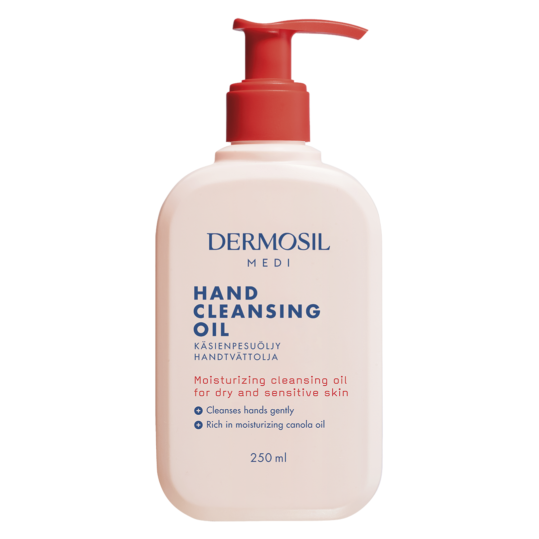 Image of Käsienpesuöljyllä huomaat eron!