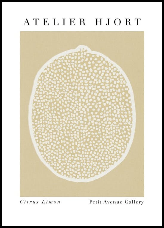 Julia Hallström Hjort - Citrus Limon Poster