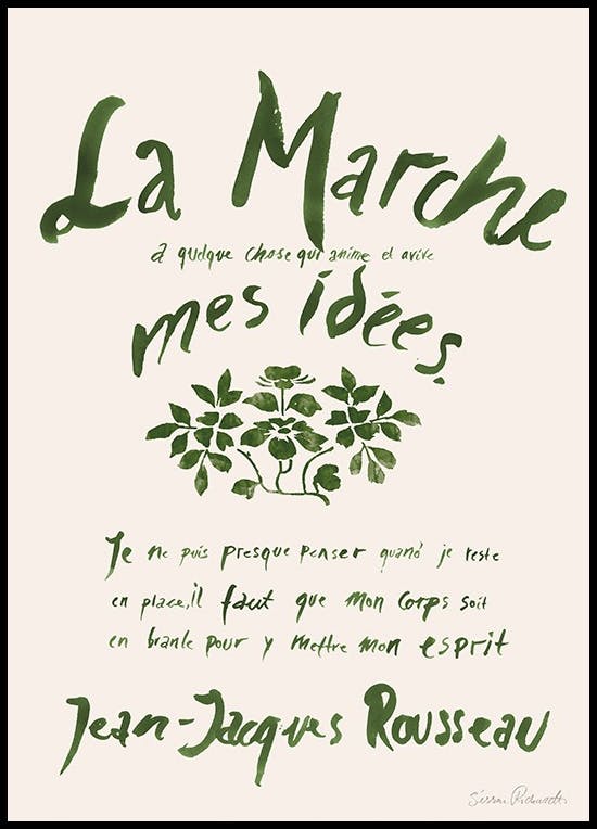 Sissan Richardt - La Marche Poster