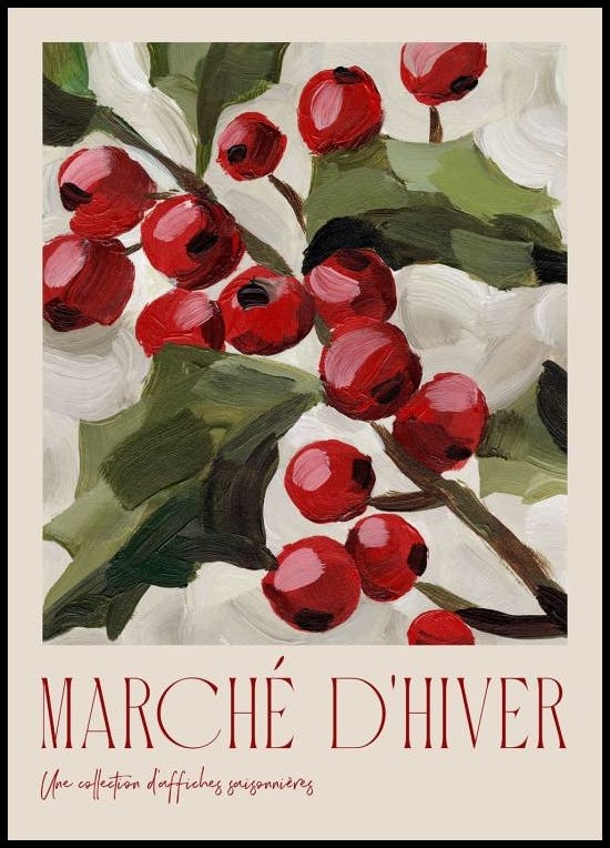 Marché D'Hiver No1 Poster