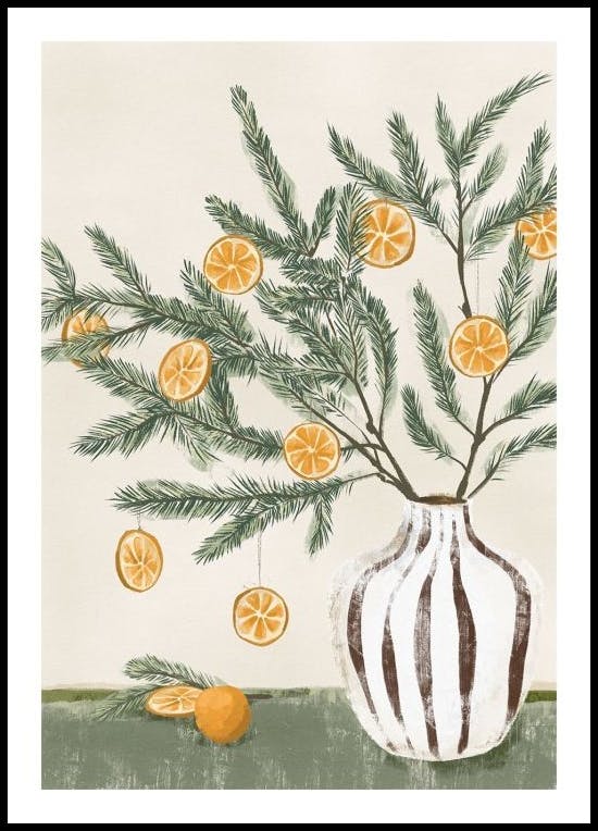 Holiday Vase Poster