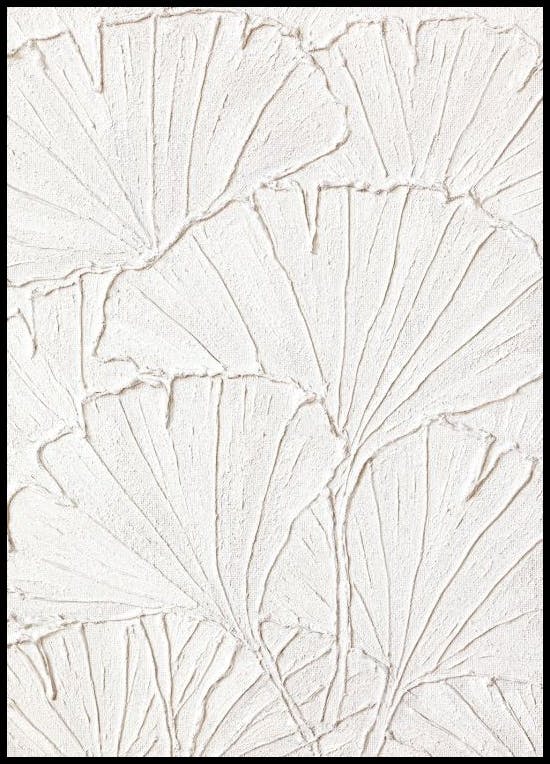 Ginkgo Texture Poster