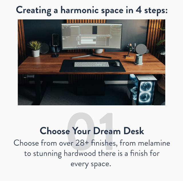 Creating a harmonic space in 4 steps.