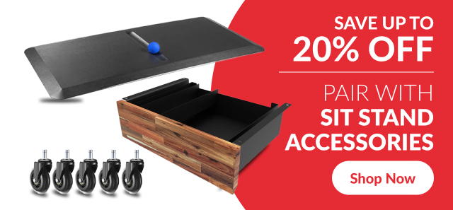 Shop and save up to 20% off ergonomic accessories.