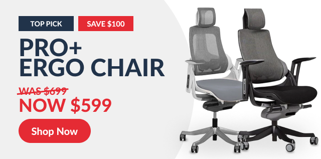 Save $100 Off Pro+ Ergonomic Chairs