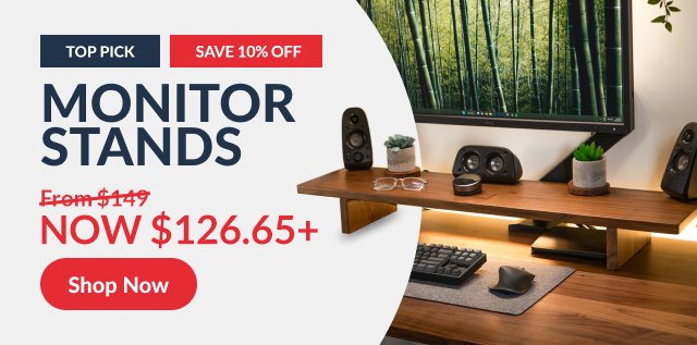 Save on matching monitor stands.