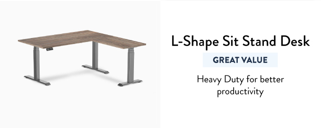 Shop L-Shape Sit Stand Desks