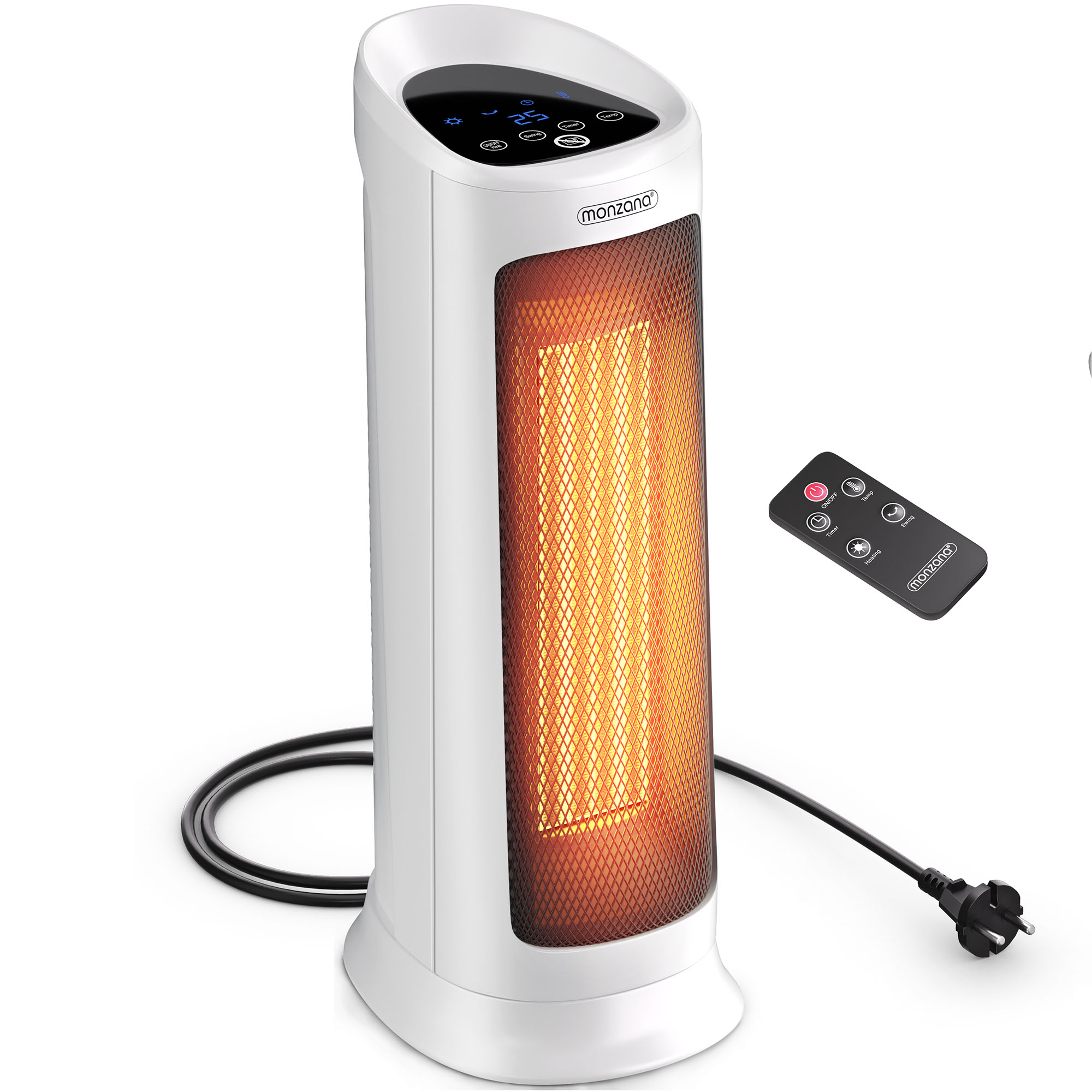 Image of Heizlüfter MZKH2200 Weiß Keramik 2000W