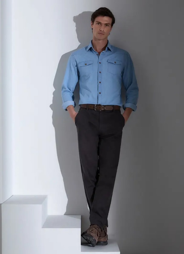 Pantalóngabardinagris