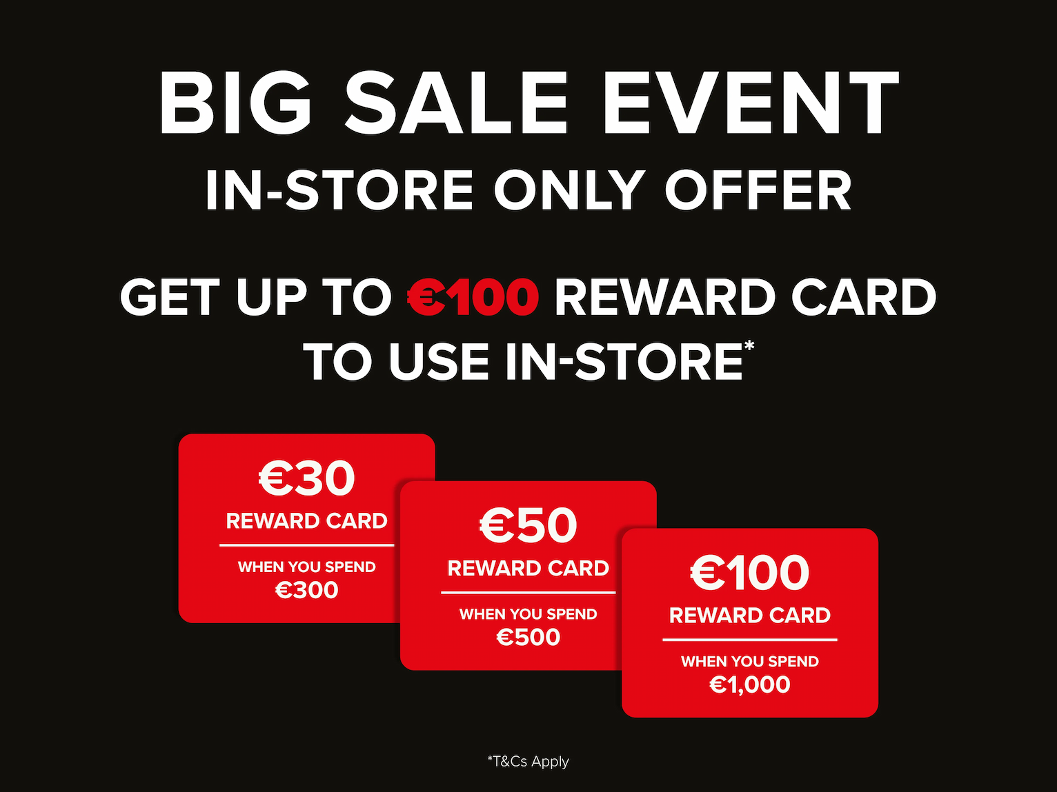 big sale event